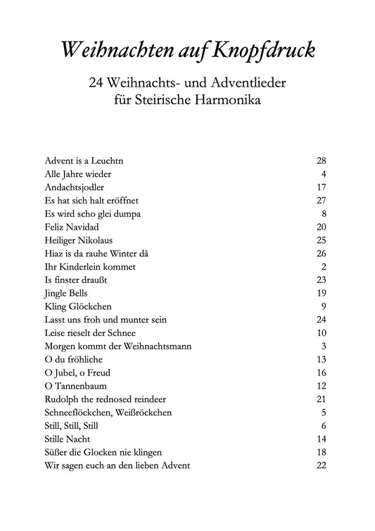 Weihnachten auf Knopfdruck