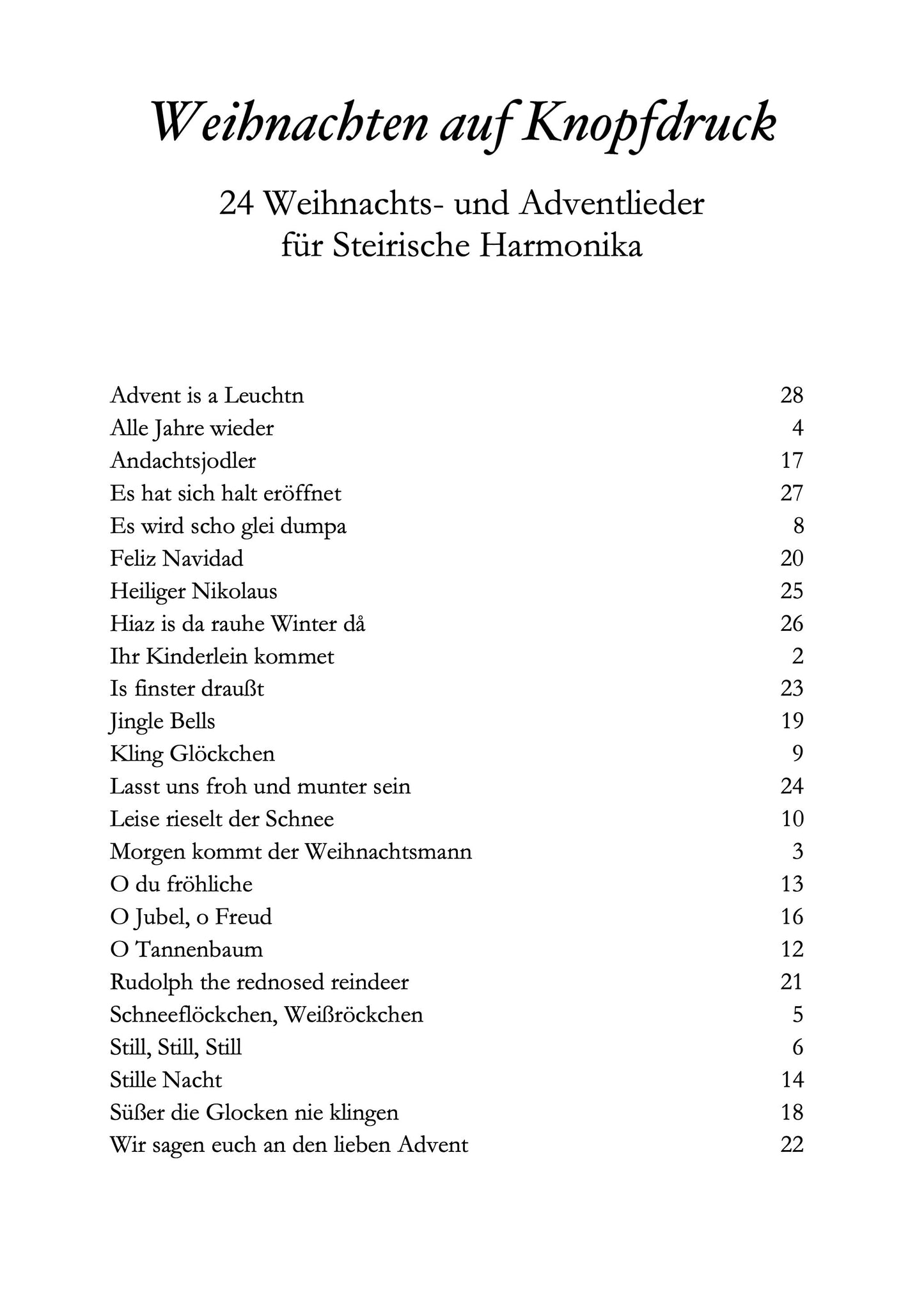 Weihnachten auf Knopfdruck